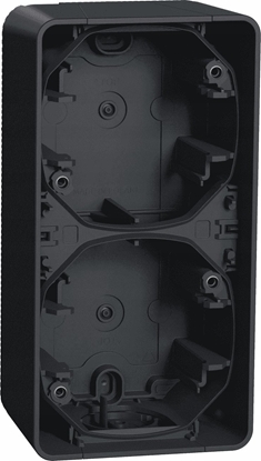 Attēls no Schneider Electric Mureva Styl Podstawa nacienna 2x pionowa antracytowa MUR37912