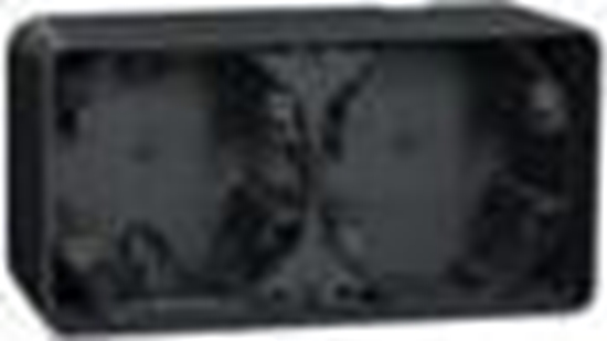 Picture of Schneider Electric Mureva Styl Podstawa nacienna 2x pozioma antracytowa MUR37914