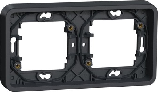 Изображение Schneider Electric Mureva Styl Podstawa podtynkowa 2x pozioma antracytowa MUR34101