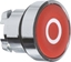 Picture of Schneider Electric Napd przycisku z samopowrotem kryty czerwony metalowy z oznaczeniem ,O, ZB4BA432