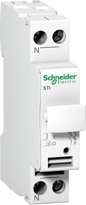 Attēls no Schneider Electric Podstawa bezpiecznikowa STI 1P+N 500V A9N15646