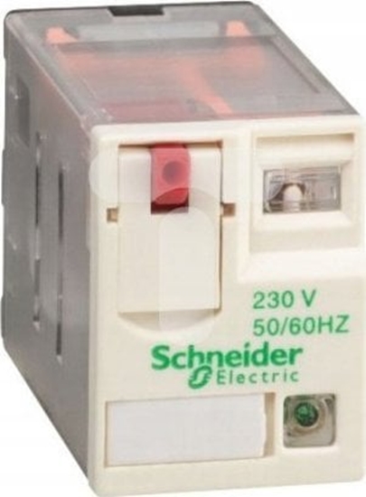 Picture of Schneider Electric Przekanik wtykowy miniaturowy -Zelio RXM, 3 styki przeaczne, 230 V AC -dioda LED RXM3AB2P7