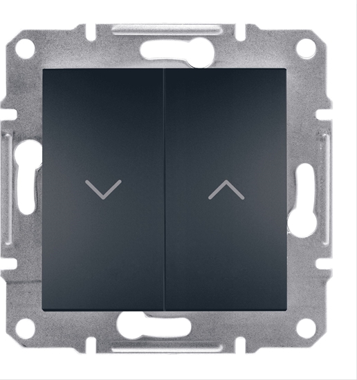 Изображение Schneider Electric Przycisk aluzjowy Asfora bez ramki antracyt (EPH1300171)