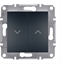 Picture of Schneider Electric Przycisk aluzjowy Asfora bez ramki antracyt (EPH1300171)
