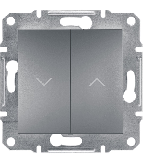 Picture of Schneider Electric Przycisk aluzjowy Asfora bez ramki stal (EPH1300162)