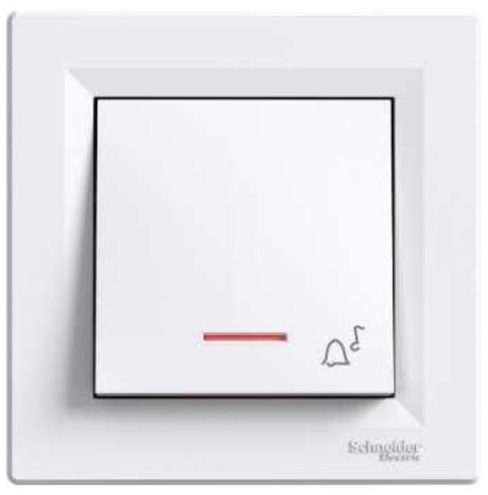 Picture of Schneider Electric Przycisk dzwonek Asfora podwietlany biay (EPH1700321)