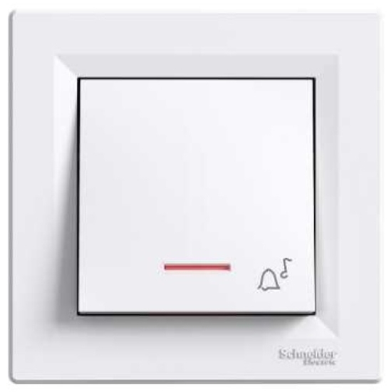 Picture of Schneider Electric Przycisk dzwonek podwietlany Asfora biay - EPH1700121