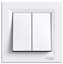 Picture of Schneider Electric Przycisk podwójny Asfora biay - EPH1100121