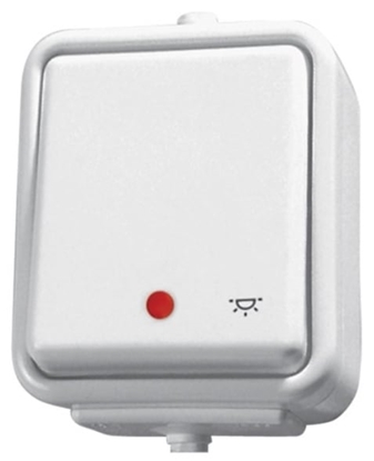 Attēls no Schneider Electric Przycisk wiato podwietlany biay - WNT102CS01