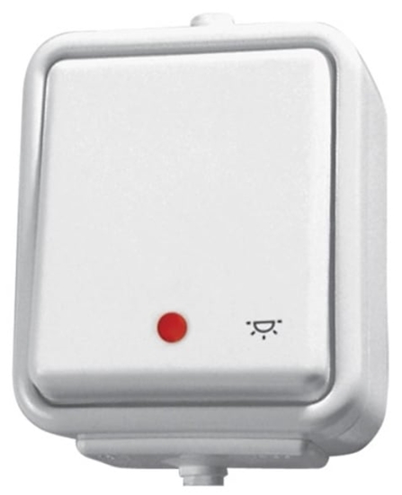 Picture of Schneider Electric Przycisk wiato podwietlany biay - WNT102CS01