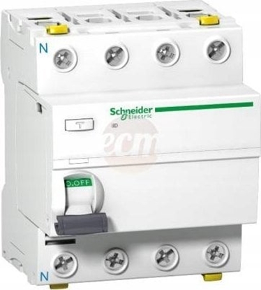 Attēls no Schneider Electric Wycznik rónicowoprdowy IID 4p 63A 100mA typ A A9Z22463
