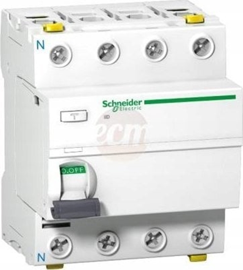 Изображение Schneider Electric Wycznik rónicowoprdowy IID 4p 63A 100mA typ A A9Z22463