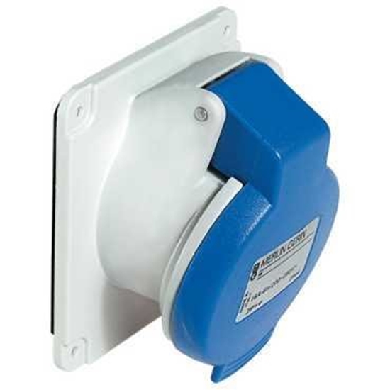 Picture of Schneider Gniazdo tablicowe 2P+Z 16A IP44 niebieskie PKF16F423
