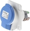 Attēls no Schneider Gniazdo tablicowe 3P 16A 230V niebieskie IP44 (PKY16F423)