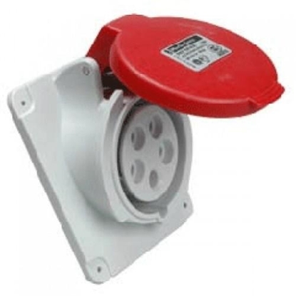 Attēls no Schneider Gniazdo tablicowe 5P 16A 400V czerwone IP44 (PKF16F435)