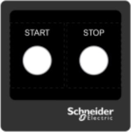 Picture of Schneider Harmony XB5 Tabliczka z legend 100 X 100 Szablon 1 ZBYLEG101001