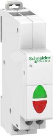 Изображение Schneider Lampka moduowa czerwona/zielona 110-230V AC iIL (A9E18325)