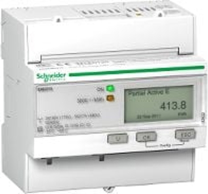 Attēls no Schneider Licznik energii elektrycznej 1/3-fazowy 5A przekadnik 100-277/173-480V kl.0,5S/C impulsowy MID cyfrowy iEM3210 CT (A9MEM3210)