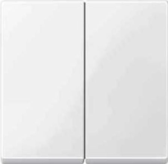 Изображение Schneider Merten System M Klawisz podwójny biel polarna (MTN432519)