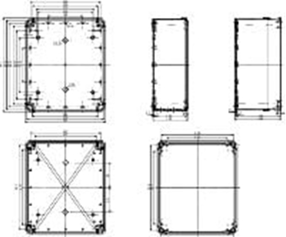 Изображение Schneider Obudowa 341 x 291 x 128mm ABS IP66 Thalassa TBS (NSYTBS342912)