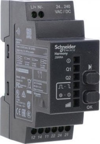 Picture of Schneider Odbiornik programowalny, 2 przekaniki, 24..240 V AC/DC, 2 przyc., 6 LEDy ZBRRA