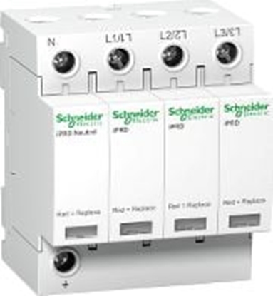 Изображение Schneider Ogranicznik przepi iPRD20r-T2-3N 3+1-biegunowy Typ2 20kA ze stykiem (A9L20601)