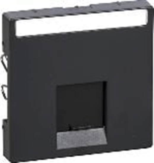 Picture of Schneider Pytka centralna pojedyncza gniazda komputerowego Merten System M RJ45 antracyt (MTN465814)