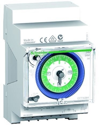 Attēls no Schneider Programator analogowy 16A 230V dobowy jednokanaowy (CCT16364)