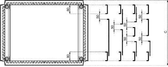 Изображение Schneider Przepust kablowy 600 x 400mm do SF (NSYEC64)