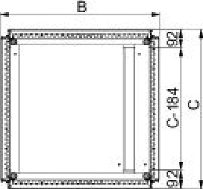 Attēls no Schneider Przepust kablowy 800x500mm do SF NSYEC851