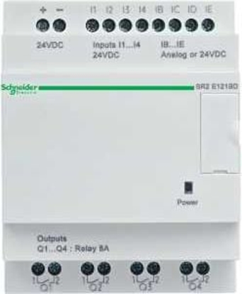 Attēls no Schneider Sterownik programowalny Zelio Logic 8 wej 4 wyjcia 100 - 240V LCD (SR2E121FU)