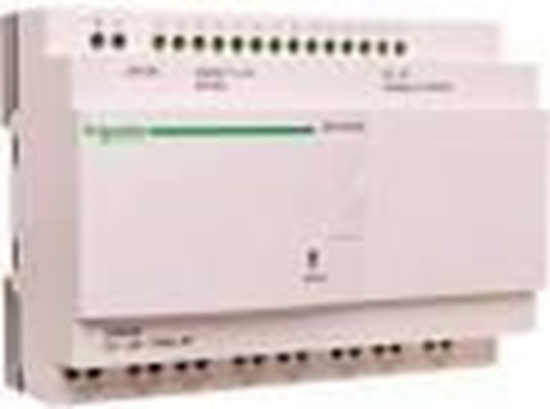 Изображение Schneider Sterownik programowalny 12 wej 8 wyj 24V DC RTC/LCD Zelio (SR2D201BD)