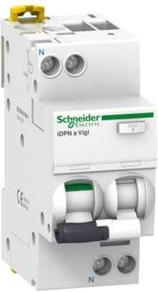 Attēls no Schneider Wycznik rónicowo-nadprdowy 2P 10A B 0,03A typ AC iDPNa Vigi (A9D51610)