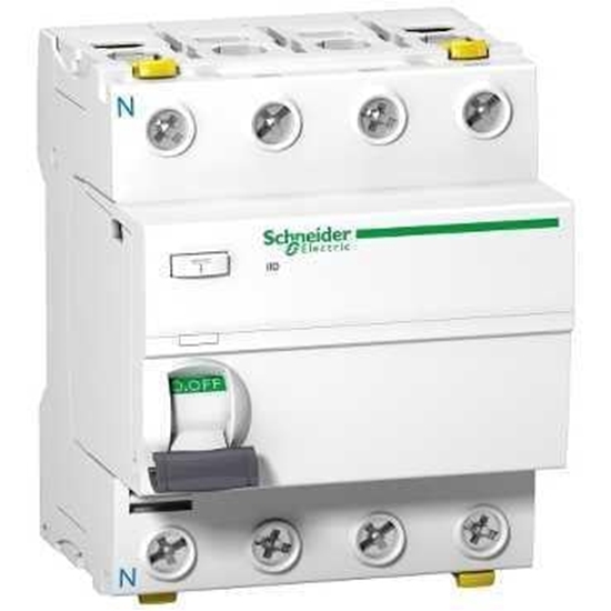 Изображение Schneider Wycznik rónicowo-prdowy 25A 300mA typ AC 4-polowy - A9Z14425