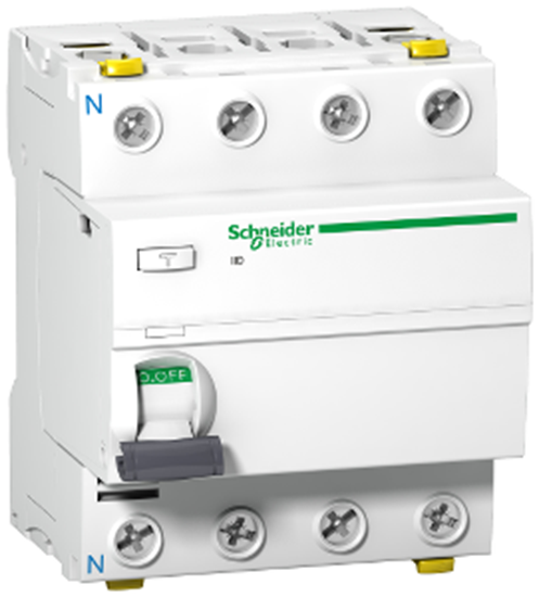 Picture of Schneider Wycznik rónicowo-prdowy 63A 30mA typ A 4-polowy - A9Z21463