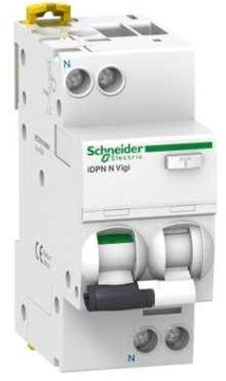 Изображение Schneider Wycznik rónicowo-prdowy z czonek nadprdowym 32A 30mA typ A 1-polowy +N - A9D32632