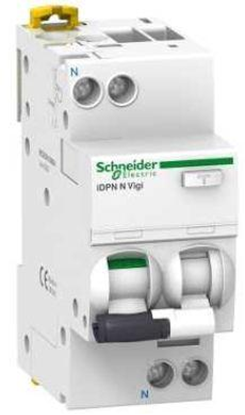 Изображение Schneider Wycznik rónicowo-prdowy z czonek nadprdowym 32A 30mA typ AC 1-polowy +N - A9D31632