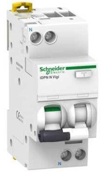 Изображение Schneider Wycznik rónicowo-prdowy z czonek nadprdowym 32A 30mA typ AC 1-polowy +N - A9D31632