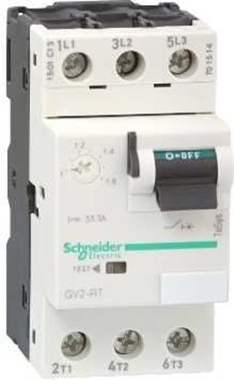Изображение Schneider Wycznik silnikowy 3P 2,2kW 4-6,3A (GV2RT10)
