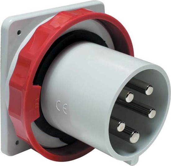 Изображение Schneider Wtyczka odbiornikowa 5P 63A 400V czerwona IP67 (81883)