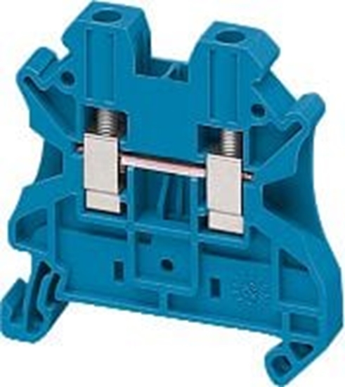 Изображение Schneider Zczka szynowa 2-przewodowa 4mm2 niebieska (NSYTRV42BL)