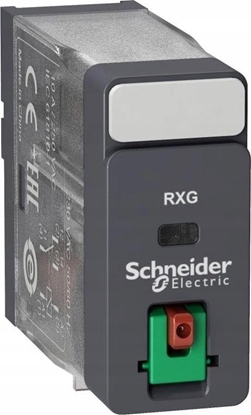 Изображение Schneider Zelio Przekanik interfejsowy z przyciskiem test 230V AC 10A 1Z+1R RXG11P7