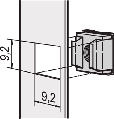 Attēls no Schroff Cage Nut Kit, M5, 50 Pcs