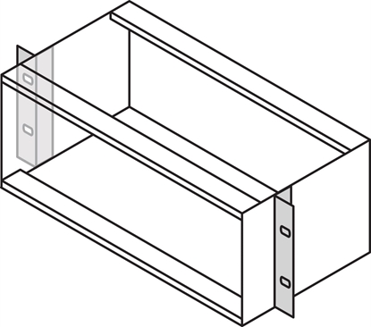 Изображение Schroff EuropacPRO 19" Bracket for Type F Side Panel, Depth Adjustable, 6 U