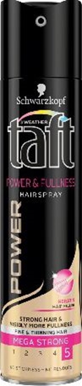 Изображение Schwarzkopf Taft Power&Fullness Lakier do wosów mega mocny 250 ml