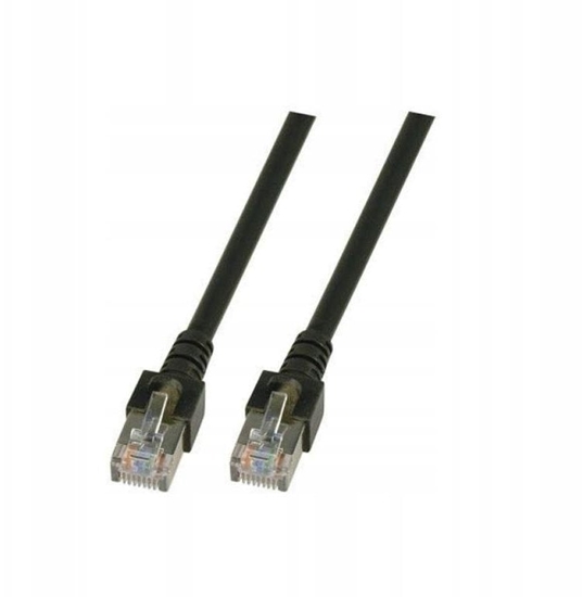Picture of SecurityNET Kabel krosowany patchcord SF/UTP kat.5e czarny 1,5m PVC PC-5ESFTPPVC-BK1.5