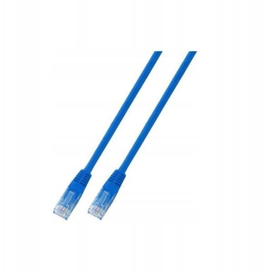 Picture of SecurityNET Kabel krosowany patchcord UTP kategoria 5e niebieski 1m PVC PC-5EUTPPVC-BU1