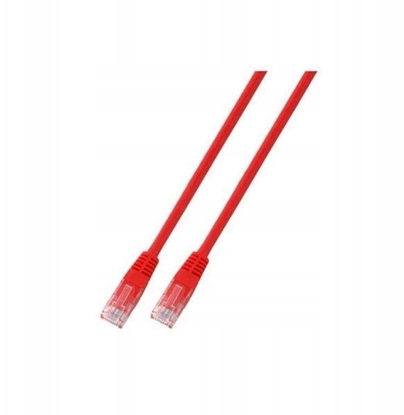 Picture of SecurityNET Kabel krosowy patchcord UTP kat.5e czerwony PVC 1m PC-5EUTPPVC-RD1
