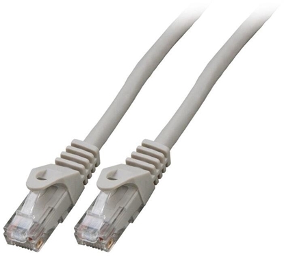 Picture of SecurityNET Kabel krosowy patchcord UTP klasy 6 szary LSZH PC-6UTPLSZH-GY1 1m