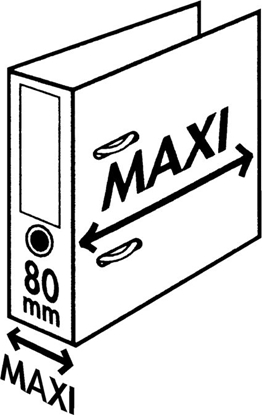 Изображение Segregator Esselte No.1 Vivida Plus dwigniowy A4 80mm óty (10K013 M)